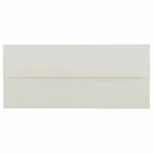 JAM Paper #10 Business Strathmore Envelopes - 4.125" x 9.5" - Natural White Laid - 50 Pack-Colour: Natural White