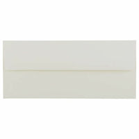 JAM Paper #10 Business Strathmore Envelopes - 4.125" x 9.5" - Natural White Laid - 50 Pack-Colour: Natural White