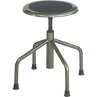 Safco Diesel 22" Low Base Stool without Back, Pewter (6669)-Backless stool can be used as an accent piece