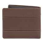 Bugatti Opposites Attract - Flip-UP -  Leather - Brown (MWL2253BU-BROWN)-Removable Flip-up : 2 ID windows and 3 card slots