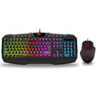 Havit Wired Multi-Function LED Rainbow Backlit Keyboard and Mouse Combo Set-5000000 times key life