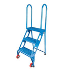 Kleton Portable Folding Ladders, 3 Step-Foldable locking design saves on storage space when not in use