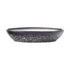 Maxwell & Williams Granite Oval Bowl - 8" - Black - 4 Pack-Dinnerware