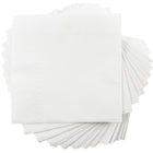 JAM Paper Beverage Napkins - Small - 5" x 5" - White - 600 Pack (5255620731b)-White paper cocktail napkins