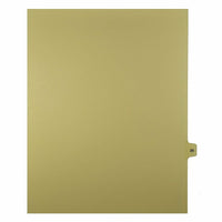 Mark Maker Legal Exhibit Index Tab Buff Single Tabs, 1/15th Cut, Letter Size, No Holes, Number 26, 25 Pack-Buff Single Tabs, 1/15th Cut