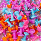 JAM Paper Push Pins, Assorted Jar of Pushpins, 150 Pack (22433543B)-Great pushpins to use at home, the office, or in the classroom on corkboards, bulletin boards, and cubicle walls