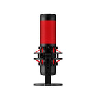 HP HyperX QuadCast USB Microphone - Black/Red-Built-in anti-vibration shock mount
