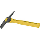 Nlc. Inc, Plastic Handle Chipping Hammers, 4 Pack-Face Finish Cross Chisel