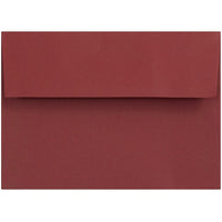 JAM Paper 4bar A1 Envelopes, 3.63 x 5 1/8, Dark Red, 1000 Pack (5157437B)-Dark red