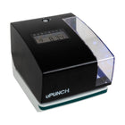 uPunch Side-Print Clock Stamp Punch Clock With Cards & Keys-Side punch time clock, Vibrant digital LCD displays date, hour, minute and day of week, Adjustable print positions for time clock and date stamp use