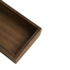 Truu Design Wood Desk Storage Set, 36 x 4 x 9.5 inches, Blue, White, Wood-Blue accent box for an eye-appealing effect, can also be used as a decorative piece