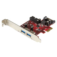 StarTech 4-Port PCI Express USB 3.0 Card, 2 External, 2 Internal, SATA power-Flexibility to connect external and internal USB 3.0 devices and supports UASP