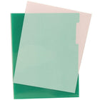 JAM Paper Plastic Sleeves, 9 x 11.5, Green, 600 Pack (226325846C)-Material: plastic