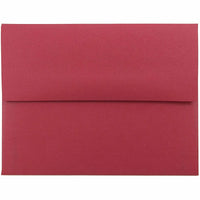 JAM Paper A2 Invitation Envelopes, 4.38 x 5.75, Stardream Metallic Jupiter Red, 250 Pack (SD5370 20H)-Jupiter red stardream metallic envelope