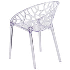 Flash Furniture Specter Series Transparent Stacking Side Chair-Artistic Design