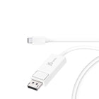 j5Create JCA141 USB-C® to 4K Display Port Cable - White- Small Reversible USB-C™ connector