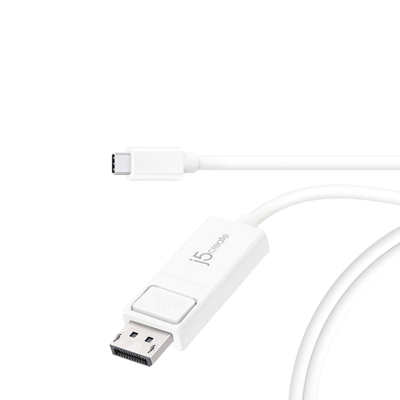 j5Create JCA141 USB-C to 4K Display Port Cable - White | staples.ca