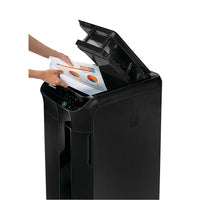Fellowes AutoMax 350C 350-Sheet Cross Cut Auto Feed Shredder-The AutoMax™ 350C cross-cut shredder is ideal for shared office use