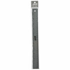 JAM Paper Stainless Steel Ruler with Non-Skid Backing - 12" - Grey - 12 Pack-Quantity: 12 Rulers per Pack