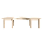 Flash Furniture Bright Beginnings Commercial Grade Wooden Half Circle Preschool Classroom Activity Table-Commercial Grade Half Circle Wooden Classroom Activity Table