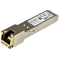 StarTech Gigabit RJ-45 Copper SFP Transceiver Module, Cisco Meraki MA-SFP-1GB-TX Compatible, 100m (MASFP1GBTXST)-Delivers reliable RJ-45 Ethernet connections for 1000Base-T networks