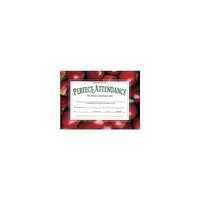 Hayes Red Border Certificate of Perfect Attendance, 8 1/2" x 11", 90 Pack-Size: 8 1/2"(L) x 11"(W)