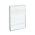 Azar Displays 17" x 11" Vertical Wall Mount Acrylic Sign Holder with Adhesive Tape, 10 Pack (122032)-Wall mount frame has adhesive tape on the back (that is removable) for hanging on practically any surface