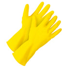 Forcefield Flocklined Latex Dishwashing Style Rubber Gloves - Medium-General purpose