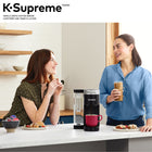 Keurig K-Supreme Single Serve K-Cup Pod Coffee Maker - With MultiStream Technology - Black-Compatible with the My-K-Cup Universal Coffee Filter: Brew your own ground coffee (sold separately)