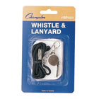 Champion Sports Metal Whistle With Lanyard-Heavy weight metal whistle