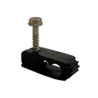 Digiwave Dual Cable Flex Clip, 2" x 5" x 5", Black-Hold cable where you want