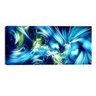 Designart Green and Blue Shine Contemporary Canvas Art Print, (PT3062-32-16)-Print