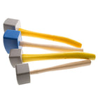 Impacto Mallet Soft Vep Head 1.75" x 2.75" Plastic Handle-Grey head, yellow handle