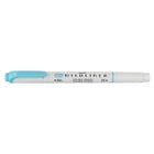 Zebra Mildliner Double Ended Pen-Style Highlighter - Mild Blue-Double ended: Bullet & Chisel Tip