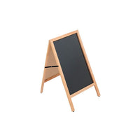 Azar Wood A-Frame Chalkboard, 23.5" x 30.75" (300239)-Chalk Board