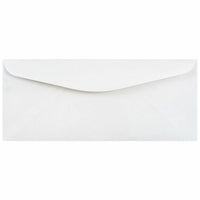 JAM Paper #12 Business Commercial Envelopes - 4 3/4" x 11" - White - 50 Pack-Colour: White