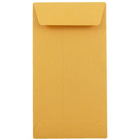 JAM Paper #7 Coin Envelopes, 6.5 x 3.5, Brown Kraft, 1000 Pack (95125B)-Material: Kraft