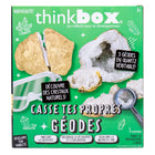 Thinkbox Thinkbox Casse tes propres géodes-Saisis et casse 3 géodes naturelles et découvre les cristaux chatoyants qu’elles renferment.