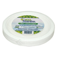 Eco Guardian Compostable Bagasse Plates, Retail Packaging, 7", 480 Pack (EG-N-A011-S20)-Fridge, freezer, microwave, and oven safe