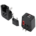 Targus APK032US World Power Travel Adapter with USB Ports-Includes 2 USB ports and 1 standard AC plug-in