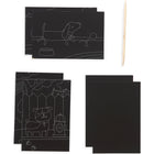 OOLY Mini Scratch and Scribble Playful Pups Guided Artwork Kit-Guided illustrations are easy for kids to follow