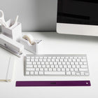 JAM Paper Stainless Steel Ruler with Non-Skid Backing - 12" - Purple - 12 Pack-Size: 12 Inches long / 1 Foot ruler