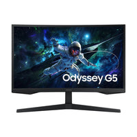 Samsung 32" Odyssey G5 QHD 1ms 165Hz Gaming Monitor - Black-QHD resolution and a cinematic 16:9 aspect ratio deliver unparalleled visual clarity and immersive gameplay