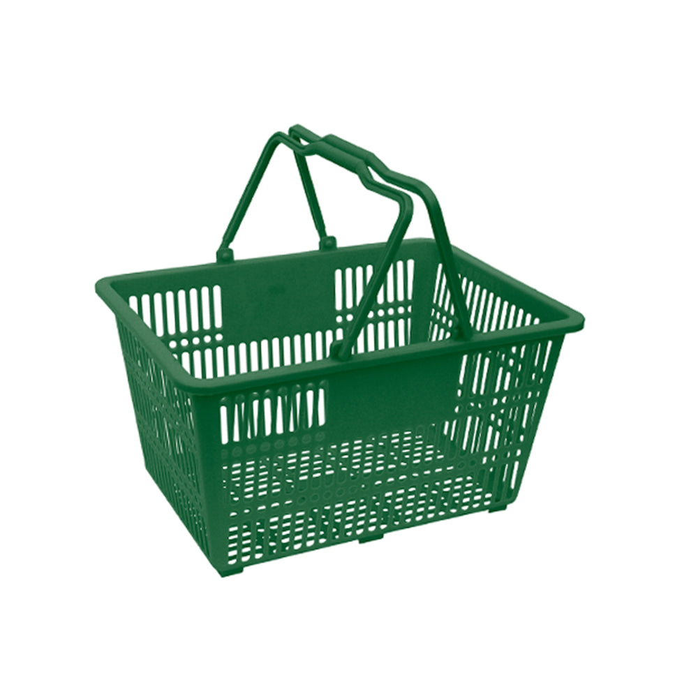 FuTECH Plastic Handle Shopping Baskets - 18.5