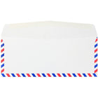 JAM Paper Airmail #10 Envelopes, 4 1/8 x 9.5, 100 Pack (A35532C)-Envelope type: business