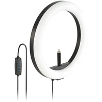 Kensington L1000 Bicolour Ring Light with Webcam Mount-96 LEDs with 120 degree beam angle provide maximum light spread, a frosted lens distributes light evenly, and a max brightness of 930 lumens