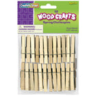 Creativity Street Extra Large Spring Clothespins - Natural - 3.38" - 200 Pack (CK-365801)-Natural color