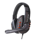 Ovleng Q7 Super Bass USB Wired Stereo Gaming Headset with Microphone for PC Computer & Laptop-USB headphone