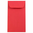 JAM Paper #6 Coin Business Coloured Envelopes - 3.375" x 6" - Red Recycled - 50 Pack-Colour: Red Coin Envelopes