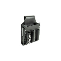 Klein Tools Tool Pouch Leather 6-Pockets Knife Snap Tunn (5127T)-Material: Leather